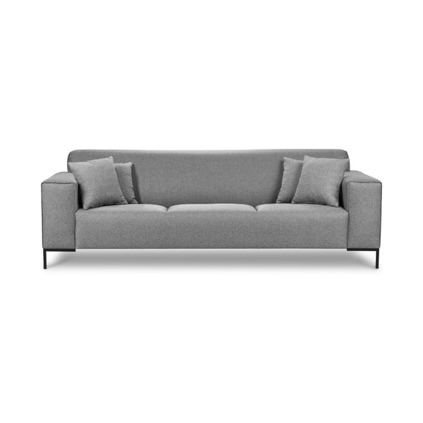 Szara sofa Cosmopolitan Design Seville, 264 cm