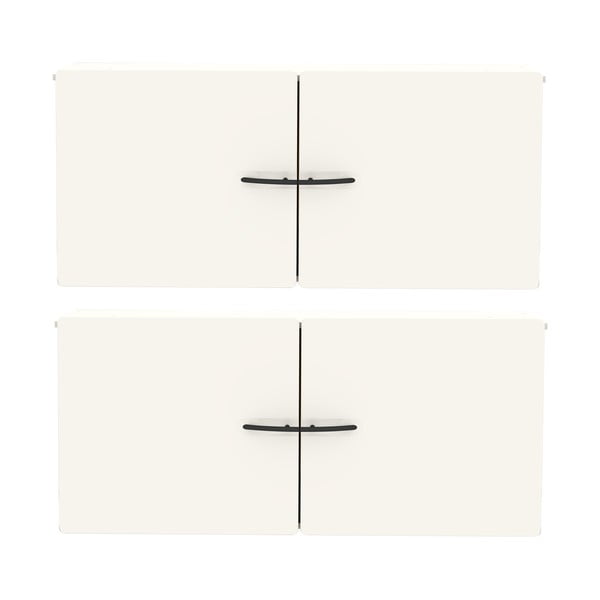 Biały element regału modułowego 2 szt. 80x36 cm Dakota – Tenzo-image-1