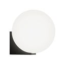 Czarny kinkiet SULION Obi, ø 15 cm