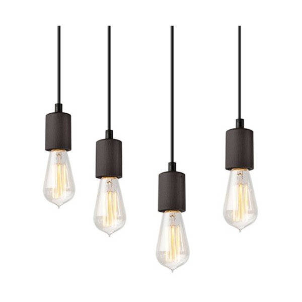 Czarna lampa wisząca Leon – LAMKUR-image-4