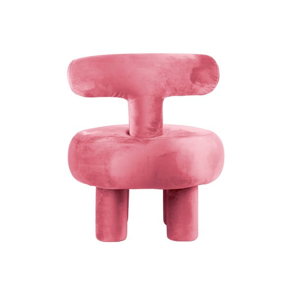 Różowy aksamitny fotel Abrazo – Leitmotiv-image-4