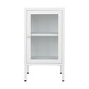 Biała metalowa witryna 38x70 cm Dalby – House Nordic