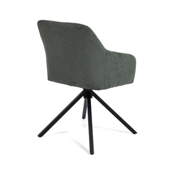 Zielony tapicerowany fotel jadalniany Lunio – Bonami Essentials-image-4