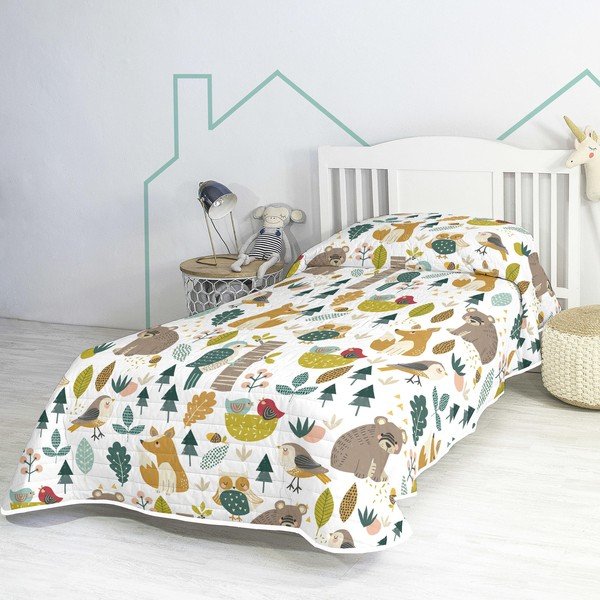 Bawełniana narzuta dziecięca 260x180 cm Harvestwood – Moshi Moshi-image-2