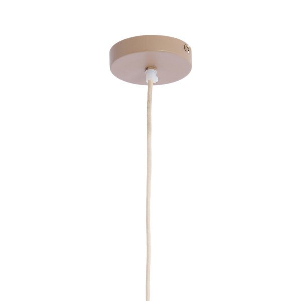Lampa wisząca w naturalnym kolorze z tekstylnym kloszem Pasto – Light & Living-image-2