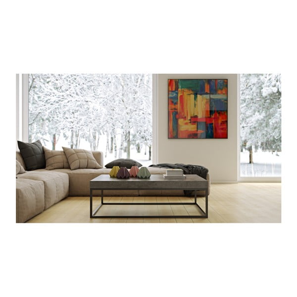 Stolik w dekorze betonu TemaHome Petra Low-image-2