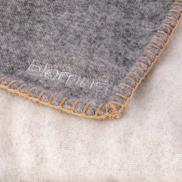 Szary koc z mieszanki wełny 145x200 cm Ahwi – Blomus-image-2