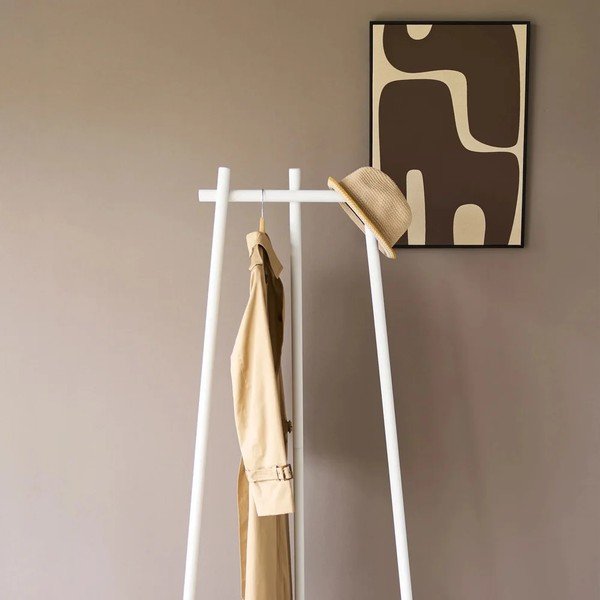 Biały metalowy wieszak 43x153,5 cm Tower Tri-Post – YAMAZAKI-image-4