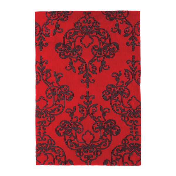 Czerwony dywan Asiatic Carpets Harlequin Oldschool, 150 x 90 cm