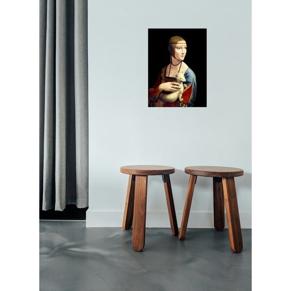 Obraz – reprodukcja 30x40 cm Lady with an Ermine, Leonardo Da Vinci – Fedkolor-image-1
