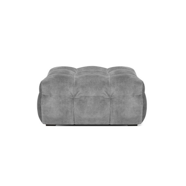 Szary aksamitny puf Windsor & Co Sofas Vesta-image-3