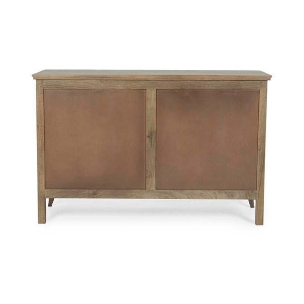 Komoda z litego drewna mango w ciemnym naturalnym kolorze 125x80x42 cm Domitille – Bizzotto-image-4
