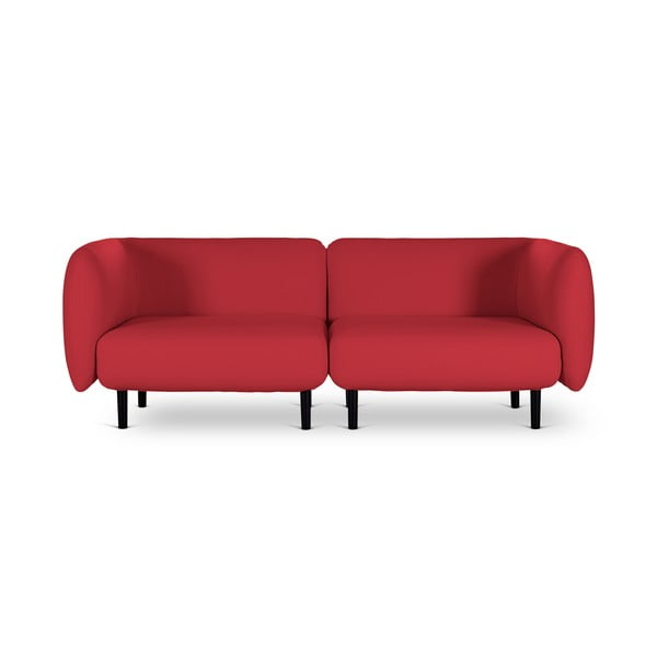 Czerwona sofa Softline Elle, 230 cm
