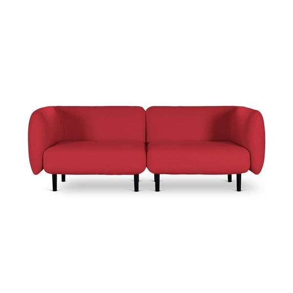 Czerwona sofa Softline Elle, 230 cm