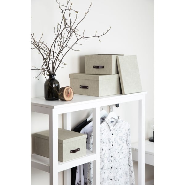 Zestaw 3 beżowych pudełek Bigso Box of Sweden Inge-image-2