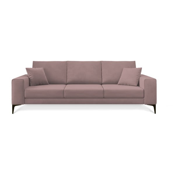 Pudrowa sofa Cosmopolitan Design Lugano, 239 cm