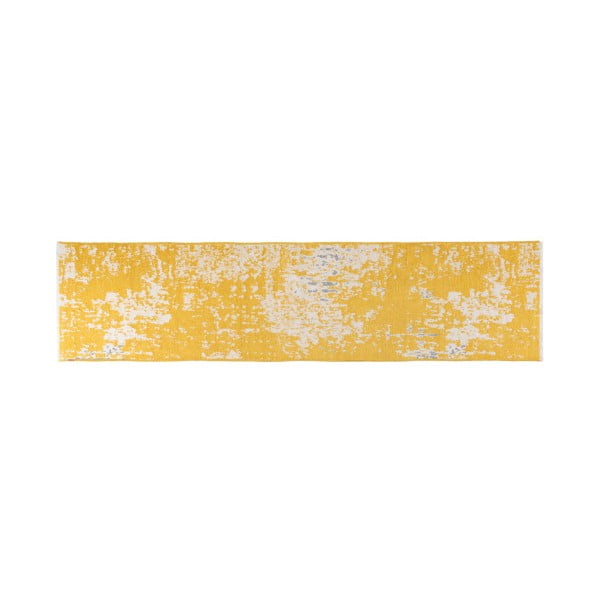 Żółto-szary dywan dwustronny Maylea, 77x200 cm
