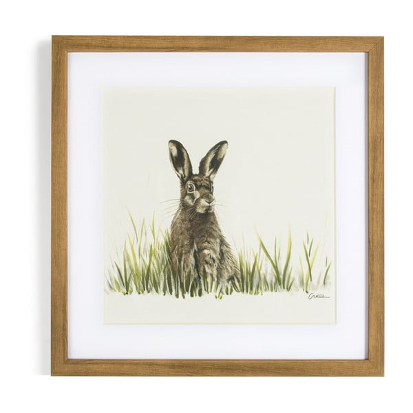 Obraz Graham & Brown Countryside Hare, 40x40 cm