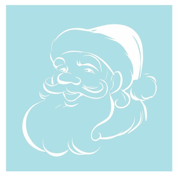 Naklejka White Santa Claus-image-2