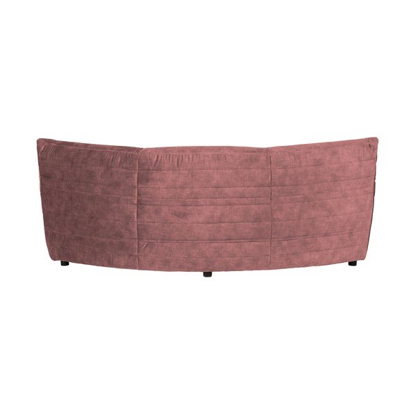 Jasnoróżowy aksamitny narożnik Bag – WOOOD-image-3