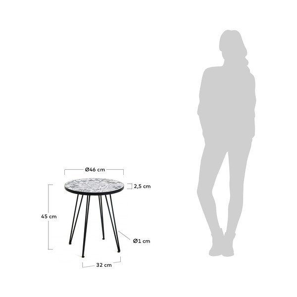 Stolik La Forma Oswalda, ø 46 cm-image-2