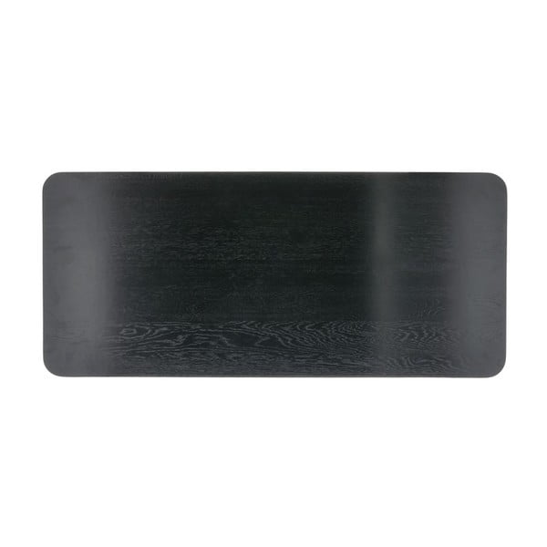 Stół konsolowy czarny dąb 100x44,5 cm Bast - Villa Collection-image-2