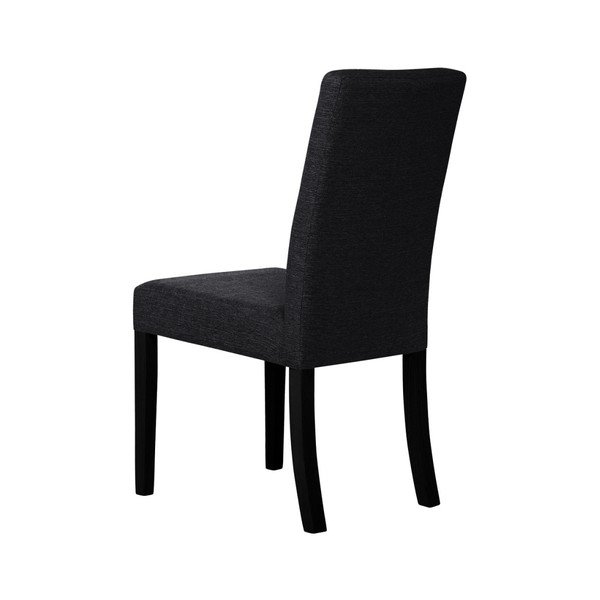 Czarne krzesło z czarnymi nogami Ted Lapidus Maison Tonka-image-2