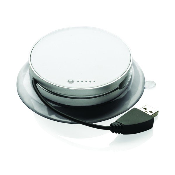 Żółta przenośna ładowarka słoneczna XD Design Port-image-4