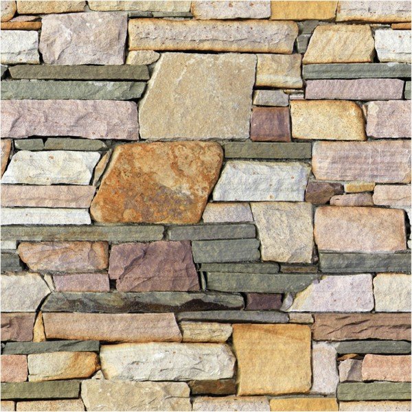 Naklejka ścienna Ambiance Wall Materials Stones from The Esterel, 40x40 cm-image-1
