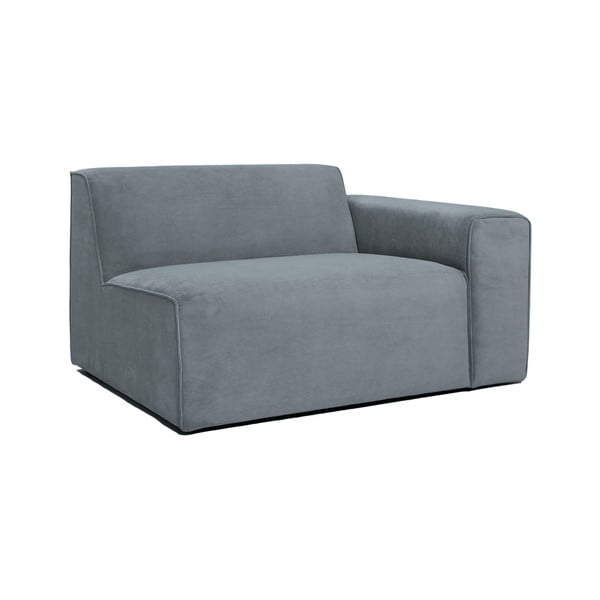 Szary sztruksowy moduł sofy (prawostronny) Sting – Scandic-image-1