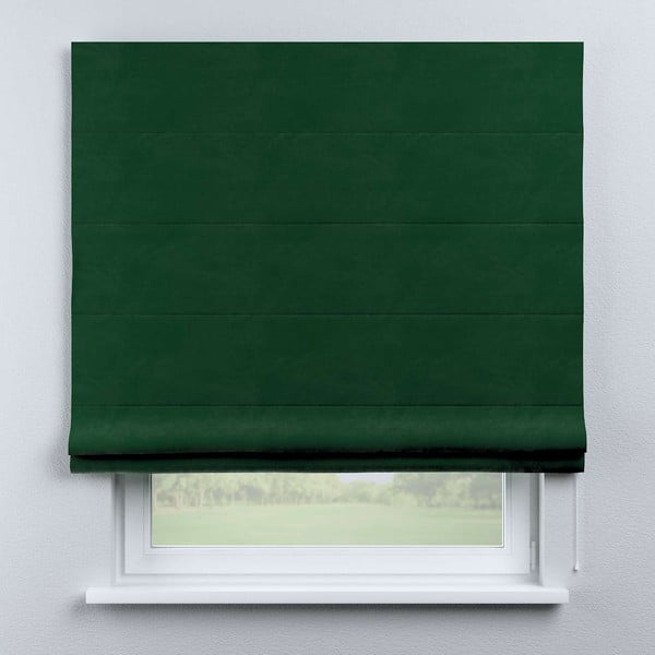 Zielona roleta rzymska 170x160 cm Posh Velvet – Yellow Tipi-image-1