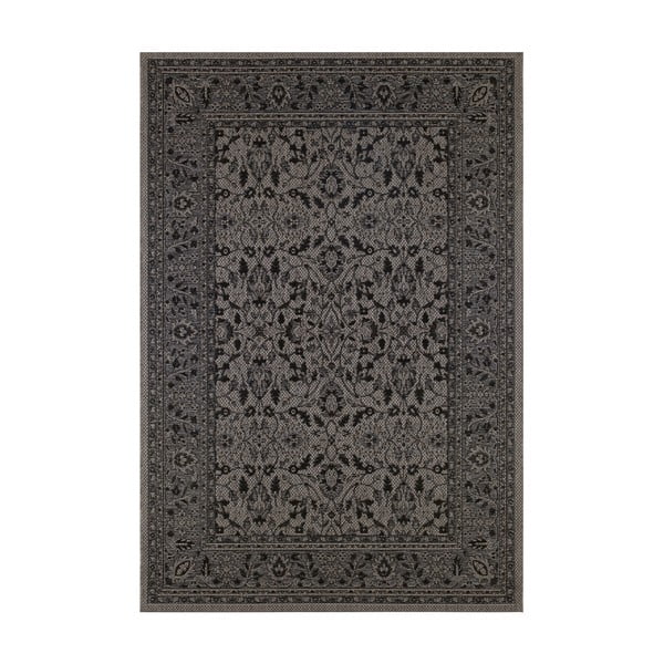 Czarno-fioletowy dywan odpowiedni na zewnątrz NORTHRUGS Konya, 160x230 cm