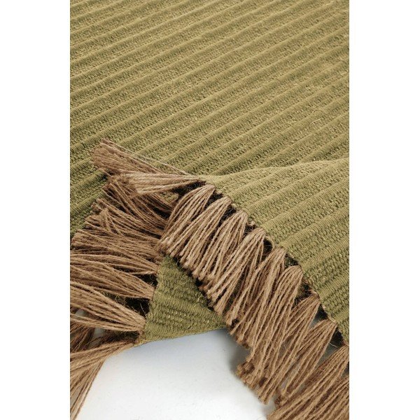 Zielony chodnik z mieszanki bawełny tkany ręcznie 80x150 cm Channa – Jotex-image-2