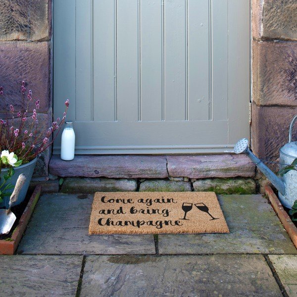 Wycieraczka z włókna kokosowego 40x60 cm Bring Champagne – Artsy Doormats-image-4