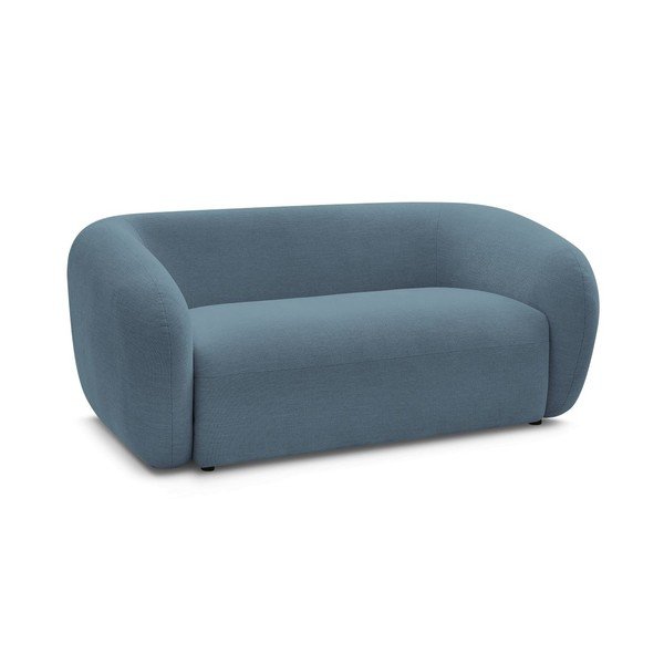 Niebieska sofa z tkaniny szenilowej 160 cm Celine – Bobochic Paris-image-2