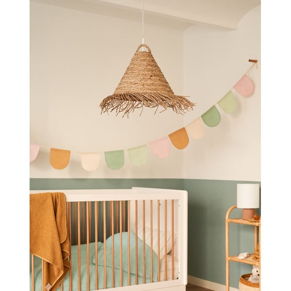 Abażur w naturalnym kolorze ø 40 cm Fonteta – Kave Home-image-1