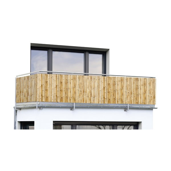 Jasnobrązowa plastikowa osłona balkonowa 500x85 cm – Maximex