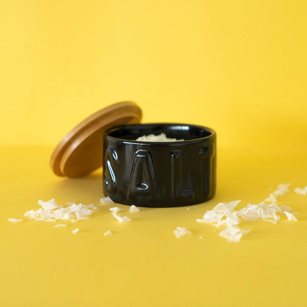 Czarna ceramiczna solniczka Balvi-image-1