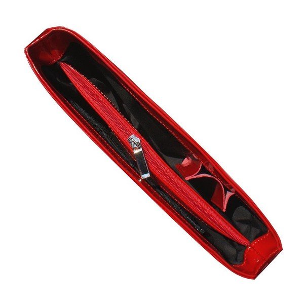 Skórzana kopertówka Boscollo Red 2502-image-1