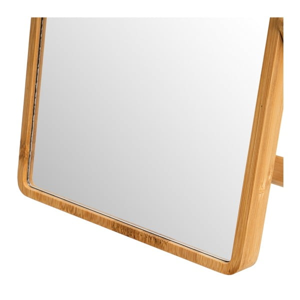 Lustro kosmetyczne z bambusową ramą 20x27 cm – Casa Selección-image-2