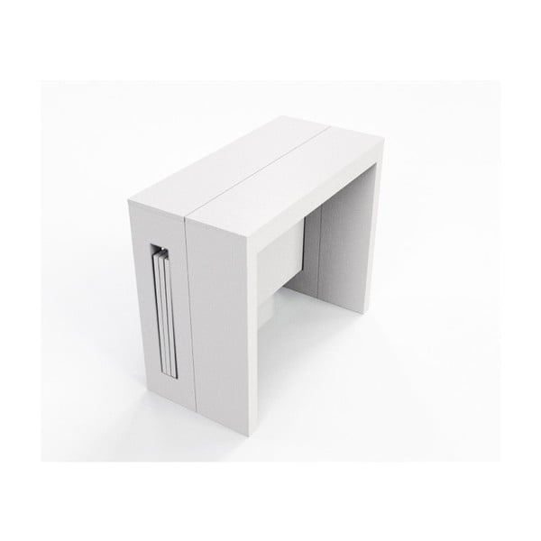 Biały stół rozkładany Terraneo, 45 do 190 cm