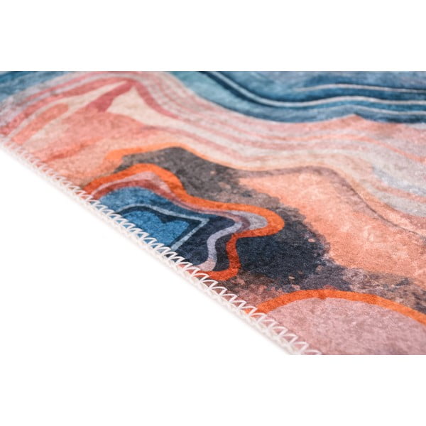 Niebiesko-różowy dywan odpowiedni do prania 80x150 cm Colors of Joy – Vitaus-image-2