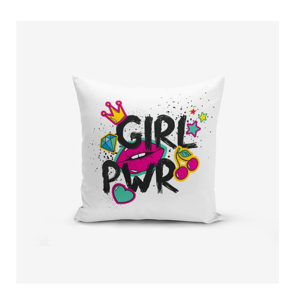 Dziecięca poszewka na poduszkę 43x43 cm Girl Power – Mila Home