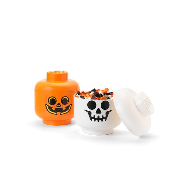 Pomarańczowe pudełko do przechowywania LEGO® Pumpkin Head L-image-4