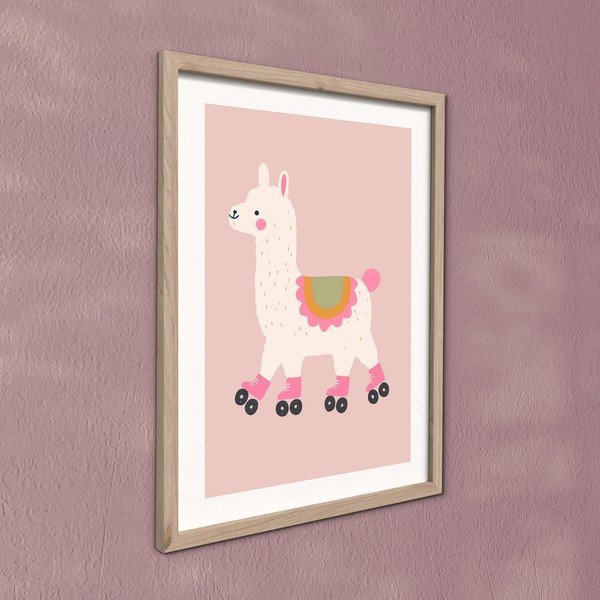 Obrazek dziecięcy 30x40 cm Roller Llama – Styler-image-3