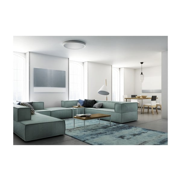 Beżowy stolik z marmuru z białą konstrukcją Absynth Noi Spain, duży-image-1