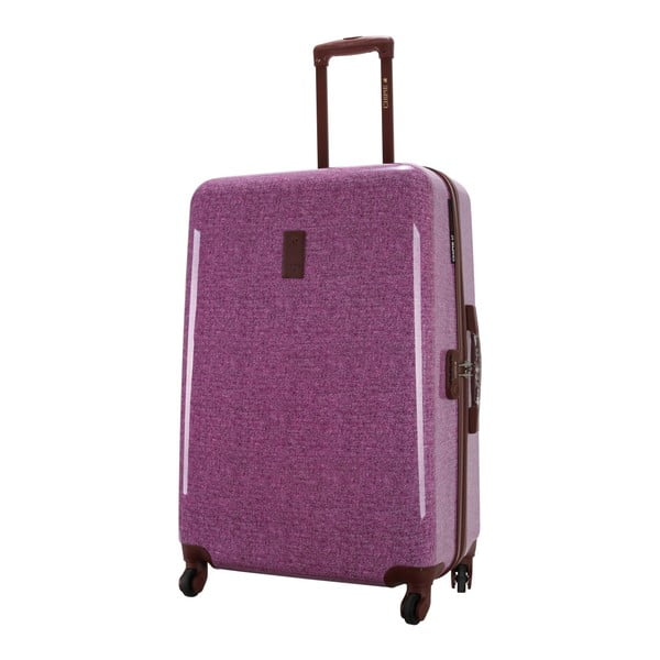 Różowa walizka LULU CASTAGNETTE Sky,  107 l