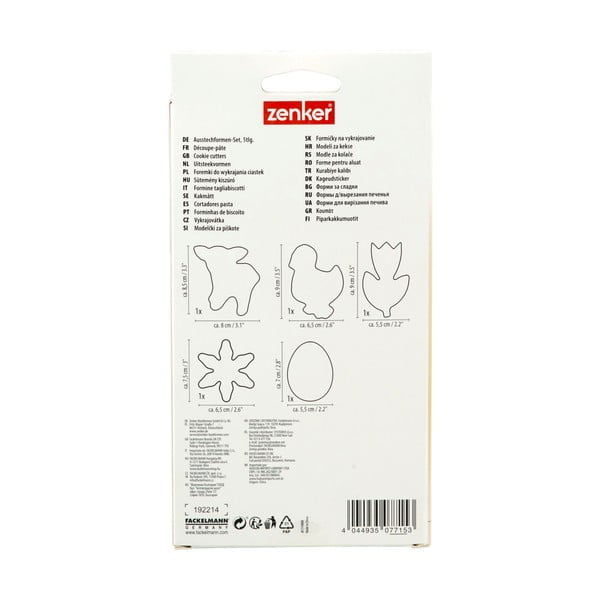 Zestaw 5 wielkanocnych foremek do wykrawania Zenker Spring-image-2