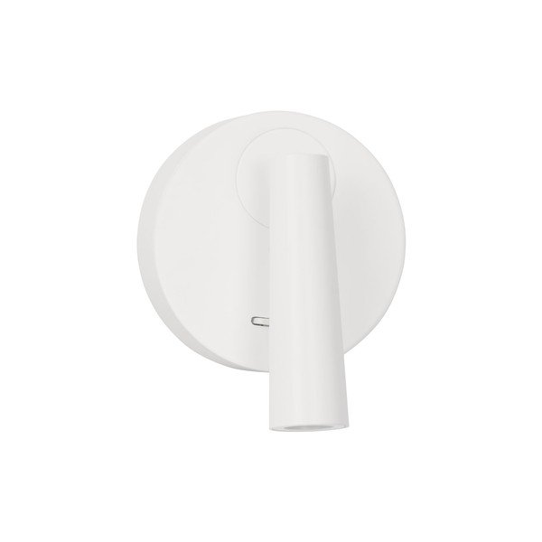 Aluminiowa lampa punktowa LED z elastyczną konstrukcją w matowym białym kolorze 7x10 cm Tico – Nova Luce