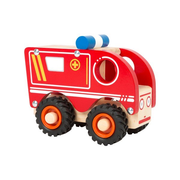 Dziecięca drewniana karetka Legler Ambulance-image-1